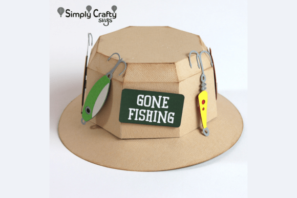 Download Fishing Hat Box SVG - Fishing Collection