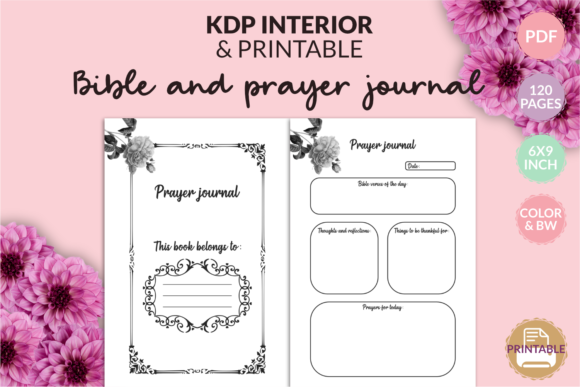 Download Bible and Prayer Journal Kdp Interior - Kdp Collection