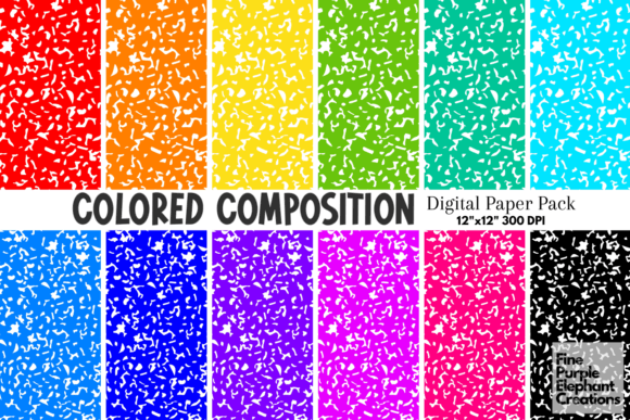 Download Colored Composition Notebook Pattern KDP - Kdp Collection
